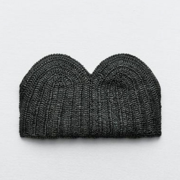 Zara Crochet Corset With Side Elastic Detail - Picture 2 of 8